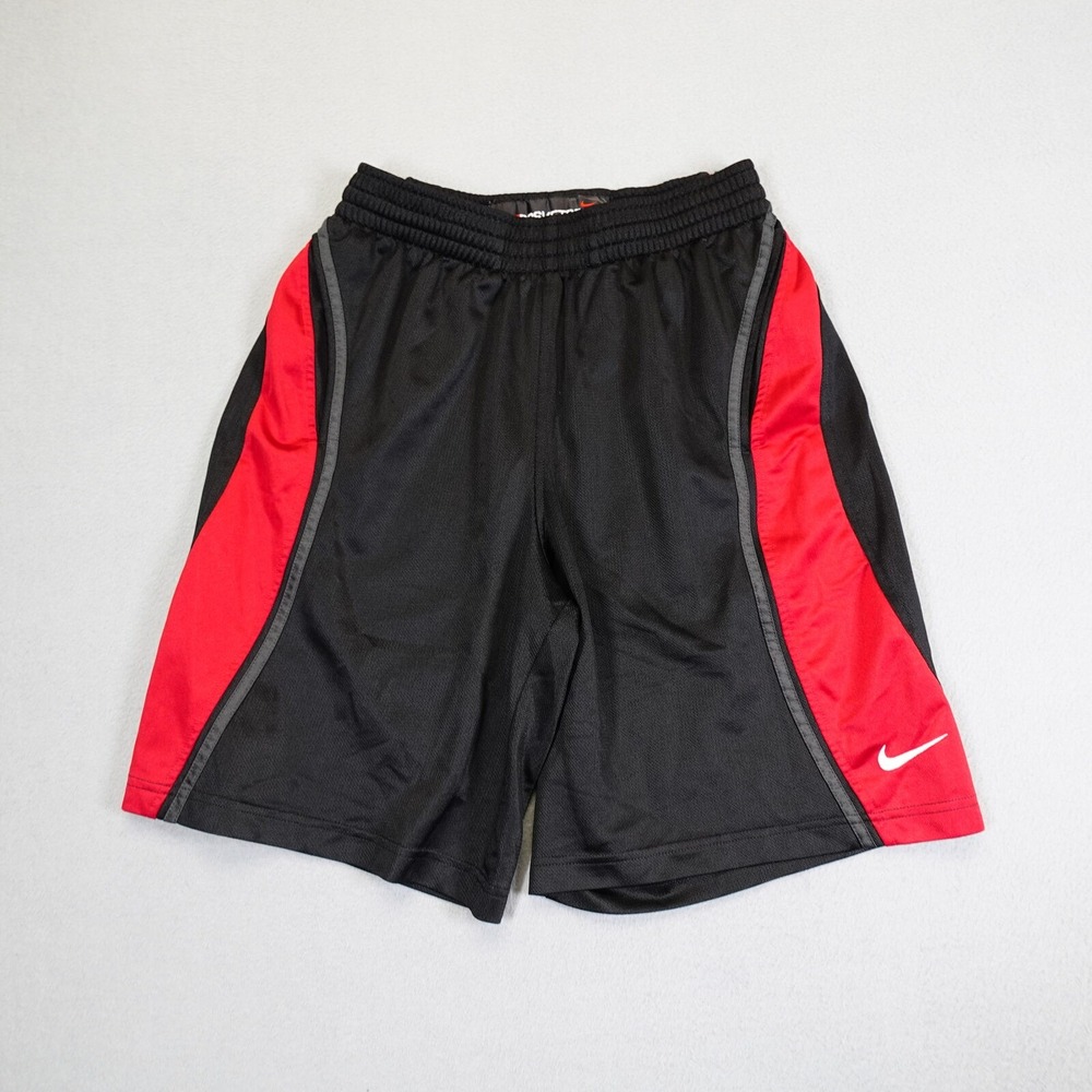 Nike Shorts Mens M Black Basketball Athletic Mesh 254120-011 Gym Training Gym